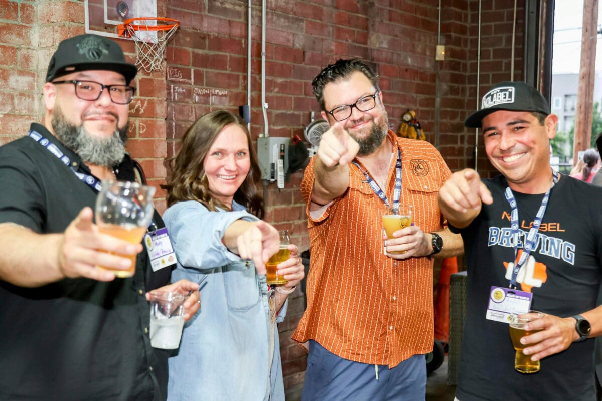 People mingling in a Maryland Craft Beverage Conference event